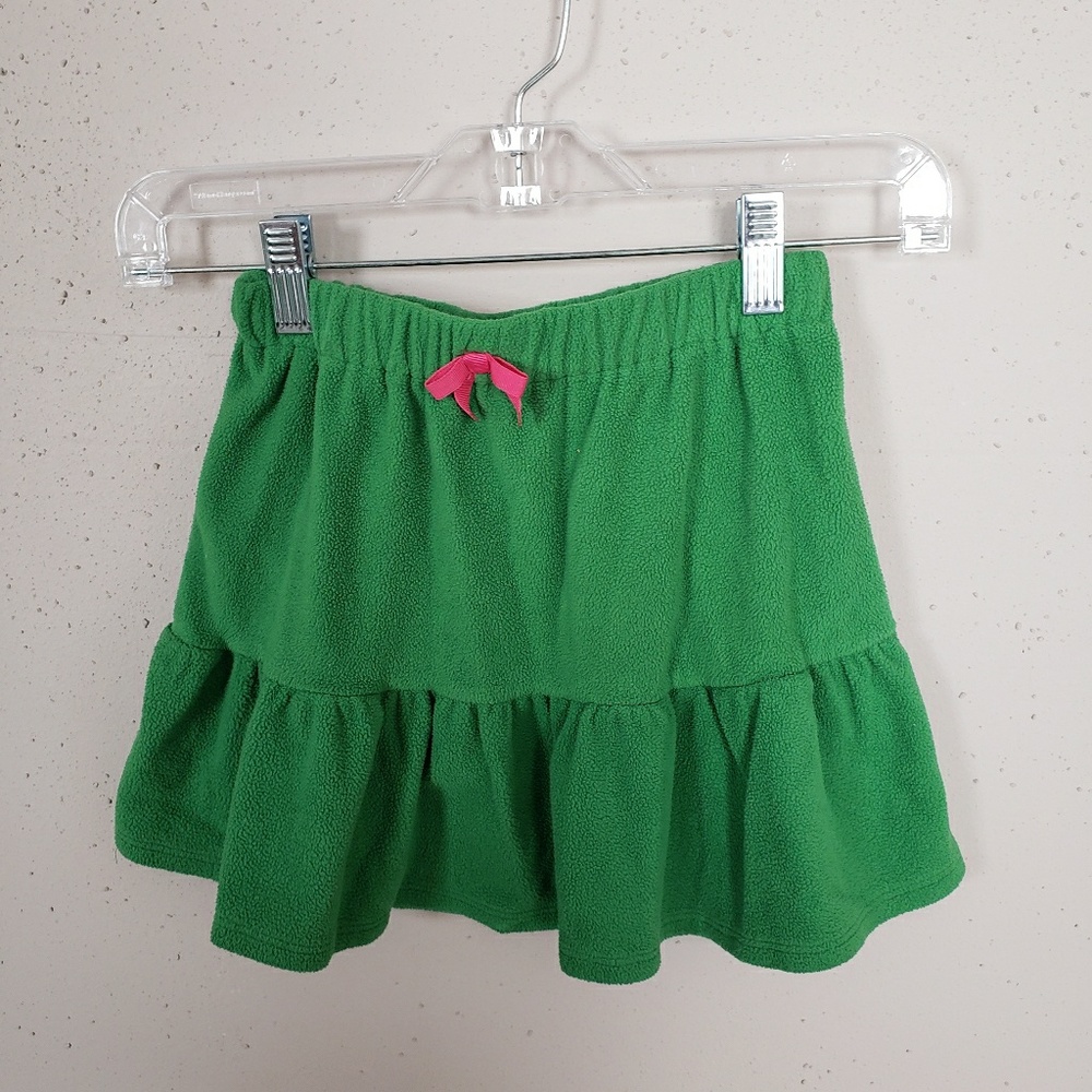 Gymboree Green Fleece Skirt Girls.Size 7